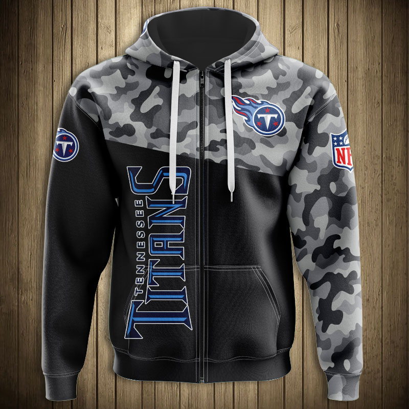 Tennessee Titans Military Hoodies 3D Sweatshirt Long Sleeve New Season