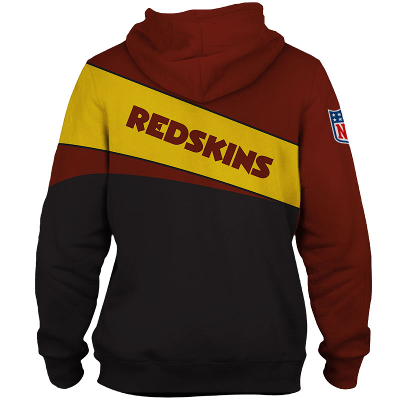 Washington Redskins Hoodie 3D Long Sleeve Pullover new season