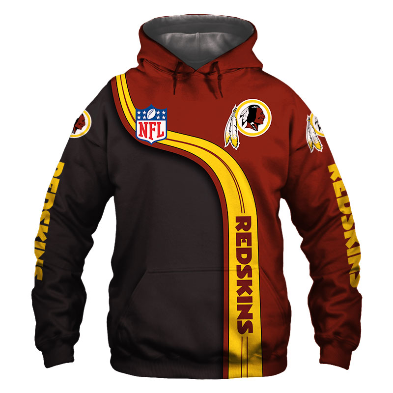 Washington Redskins Hoodie 3D cute Sweatshirt Pullover gift for fans