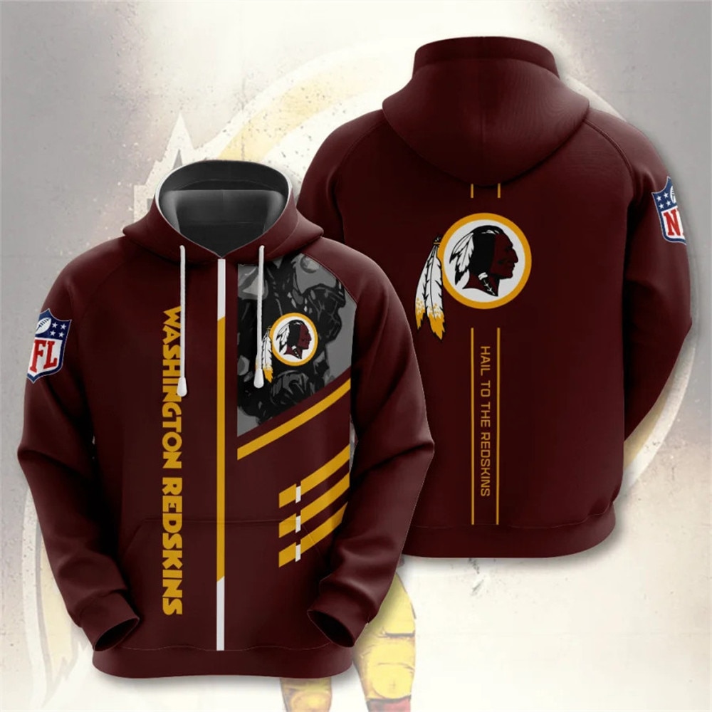 Washington Redskins Hoodies 3 lines graphic gift for fans