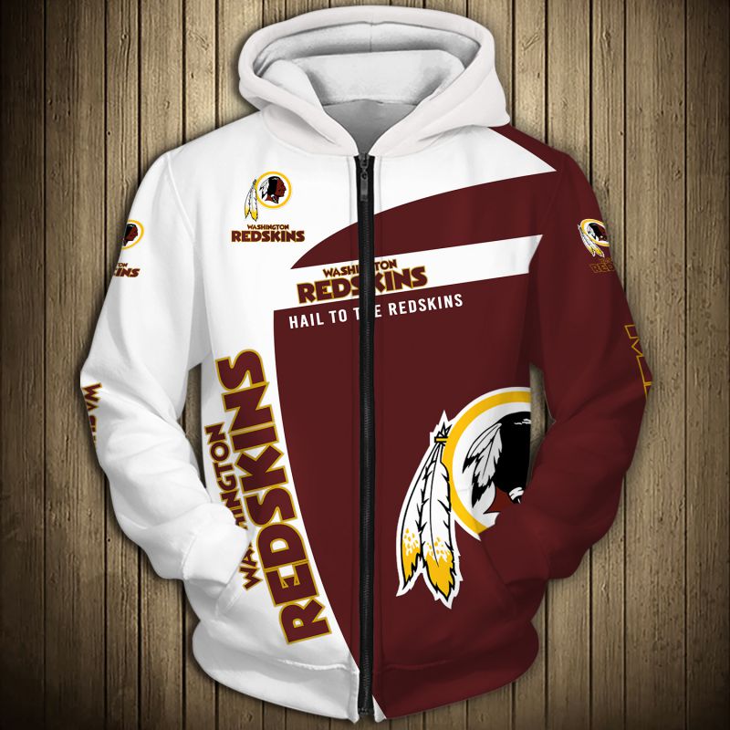 Washington Redskins hoodie 3D cheap Sweatshirt Pullover gift for fans