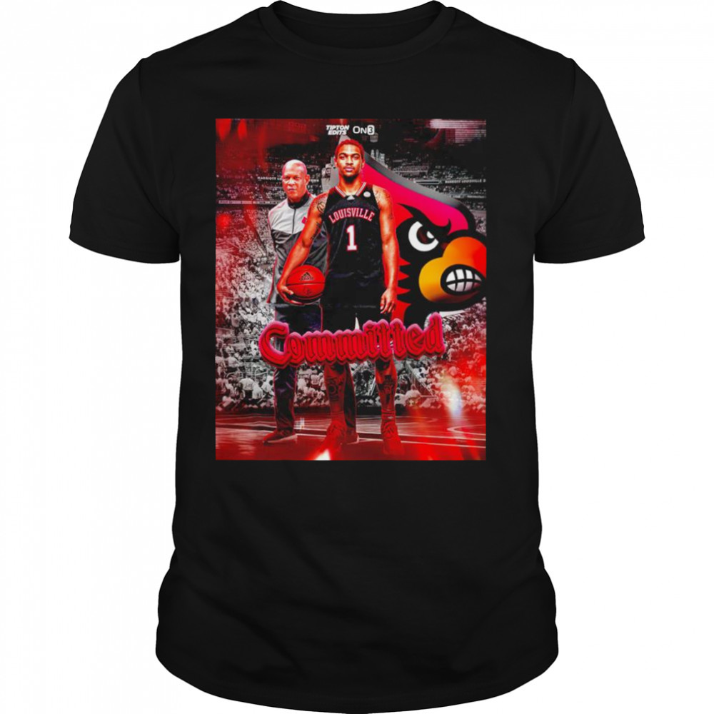 Committed University of Louisville shirt