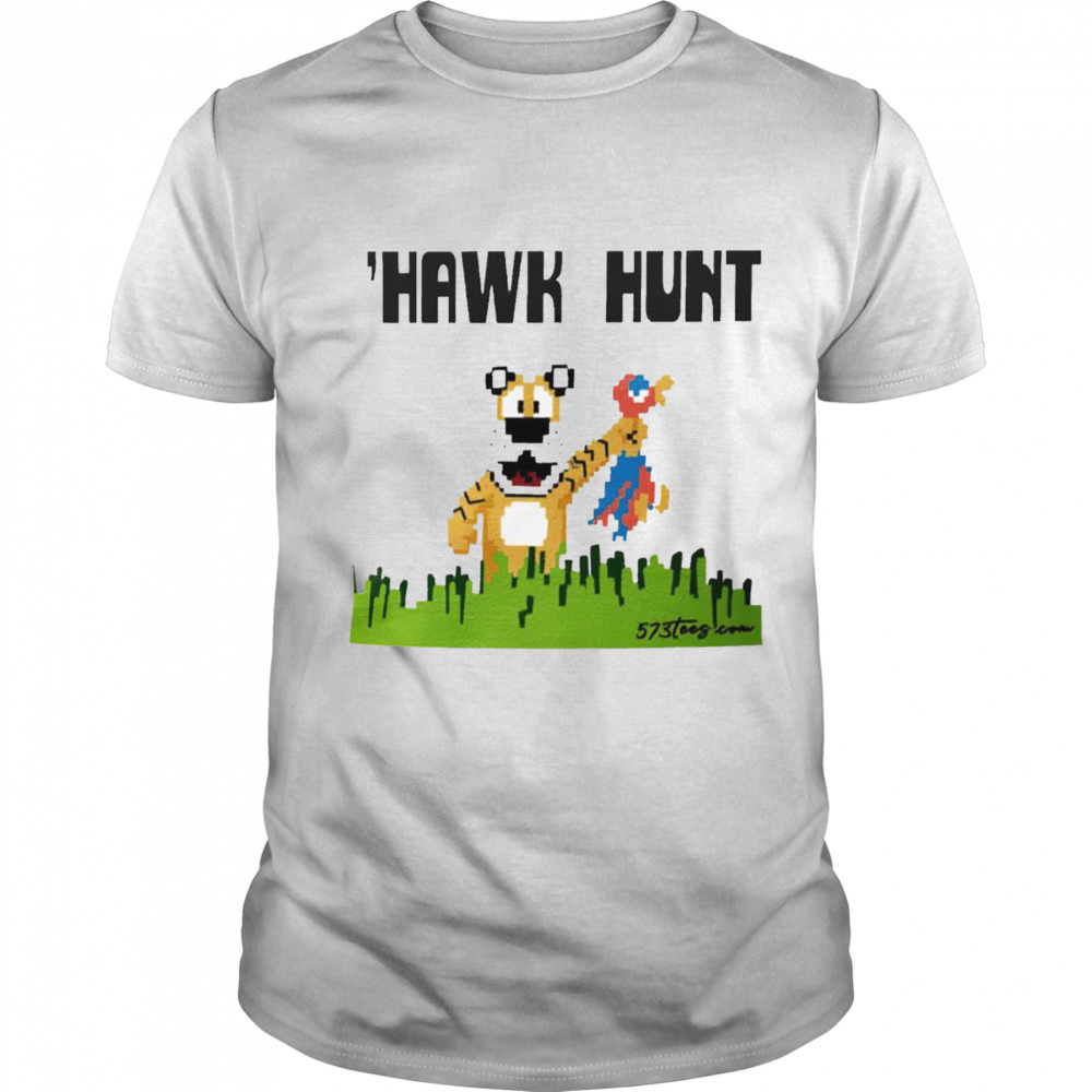 Hawk hunt 8-bit shirt