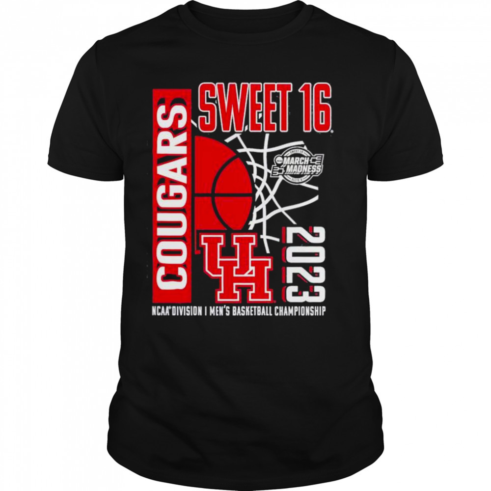 Houston cougars 2023 ncaa men’s basketball tournament march madness sweet 16 shirt