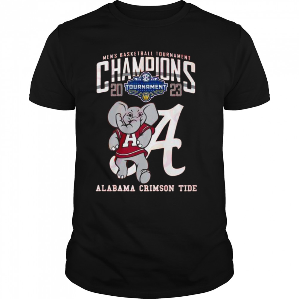 Men’s Basketball Tournament Champions 2023 Alabama Crimson Tide T-Shirt