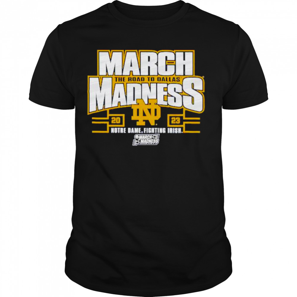 Notre dame fighting irish blue 84 2023 ncaa women’s basketball tournament march madness shirt