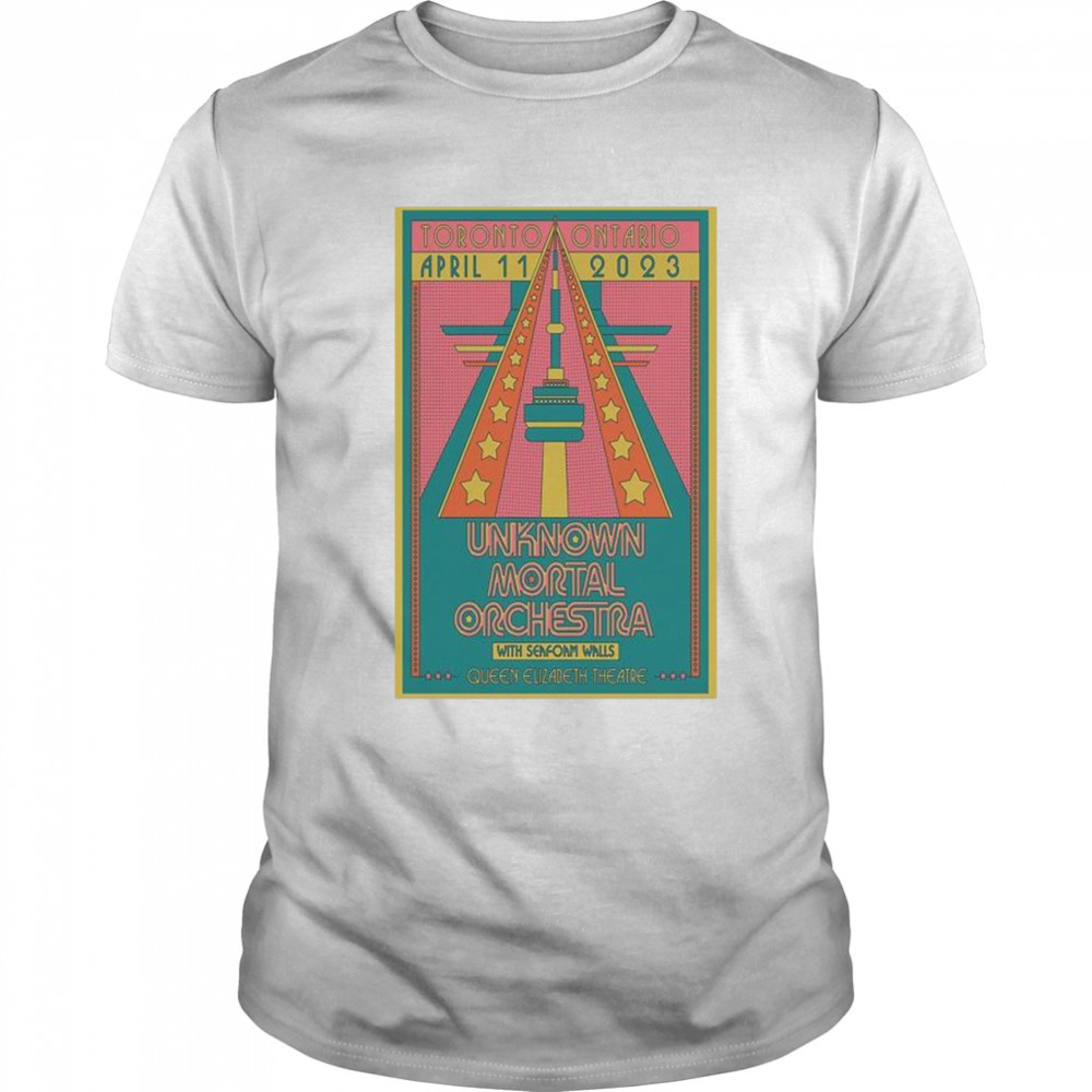 Unknown Mortal Orchestra April 11 2023 Toronto Ontario Poster shirt