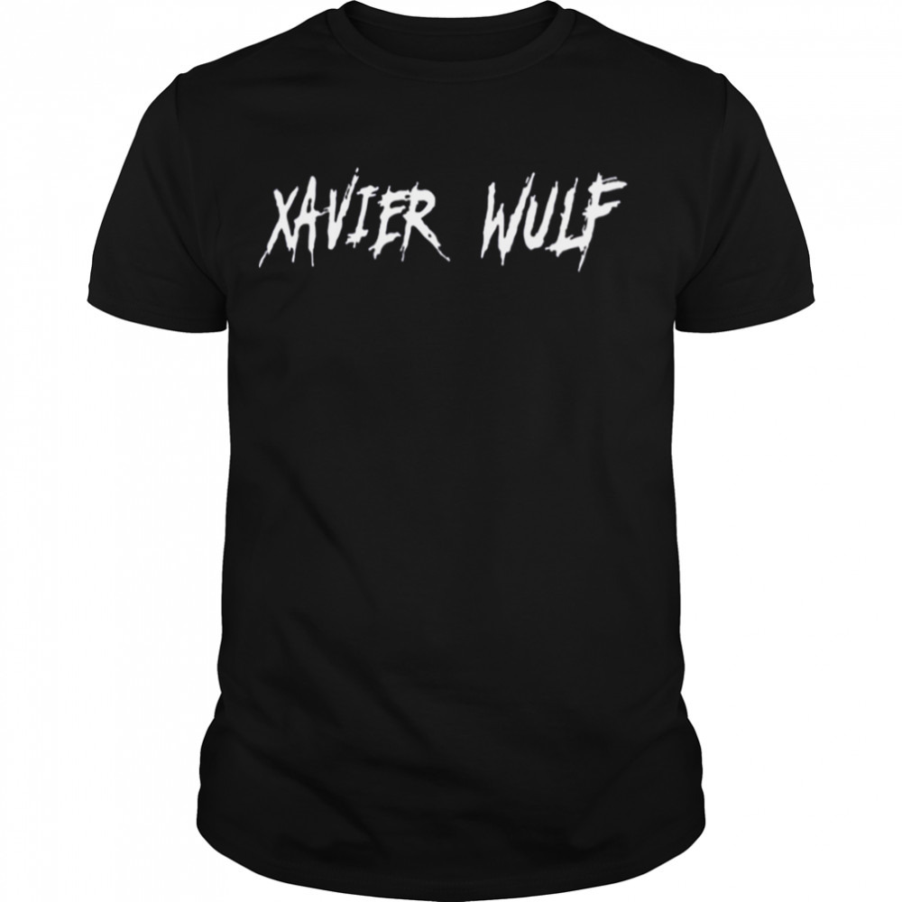 White Name Singer Xavier Wulf shirt