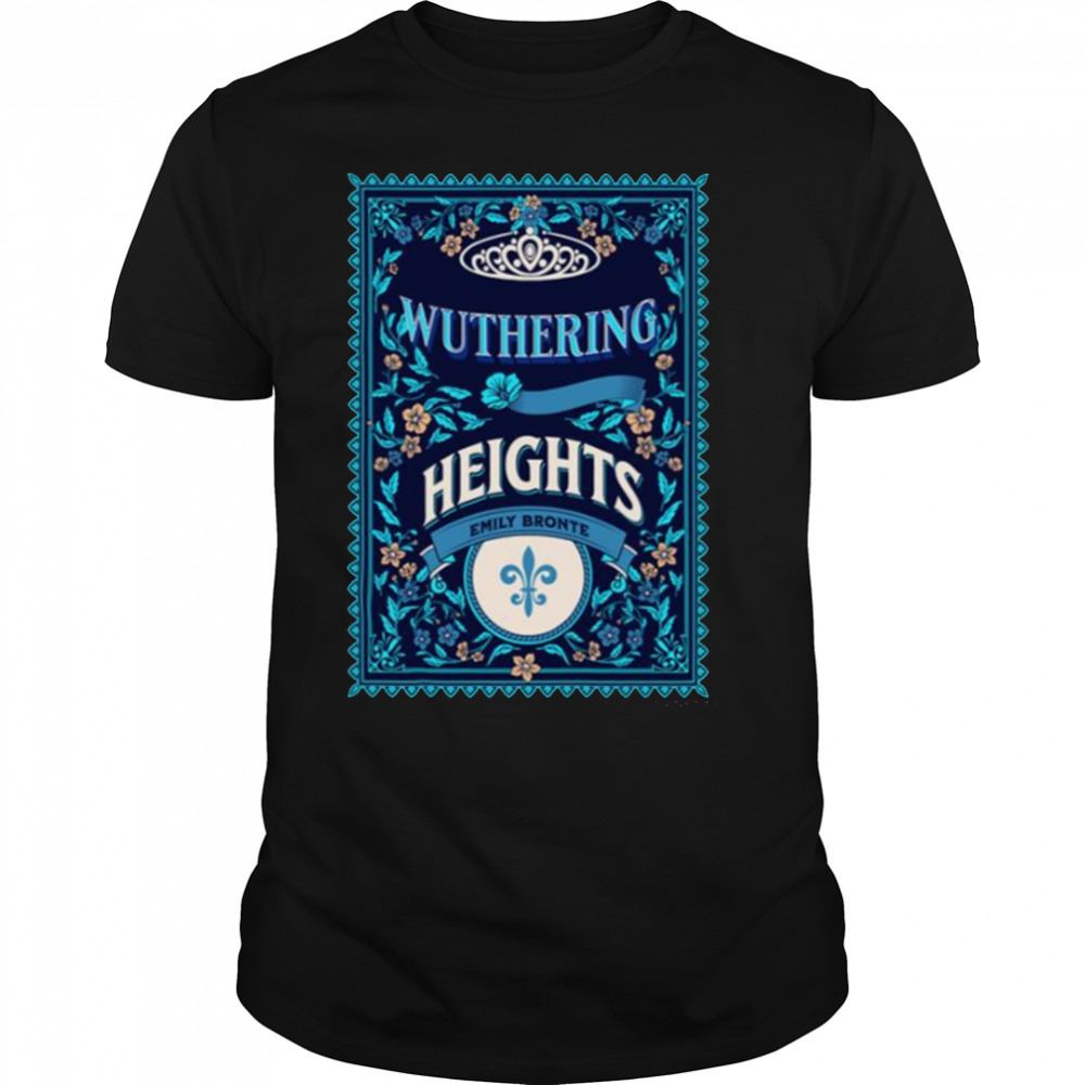 Wuthering Heights Emily Bronte Book Cover shirt
