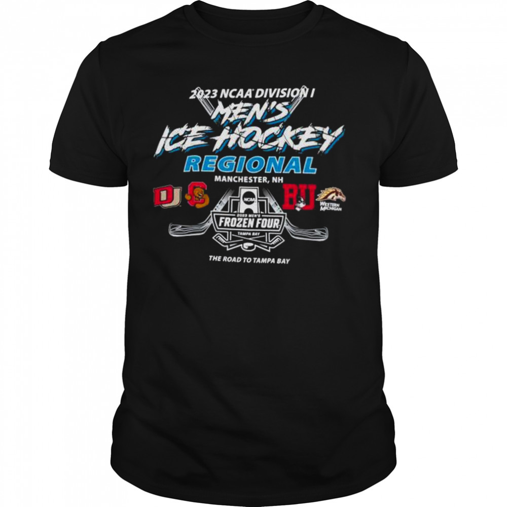 2023 NCAA Division Men’s Ice Hockey Regional Manchester Champions shirt