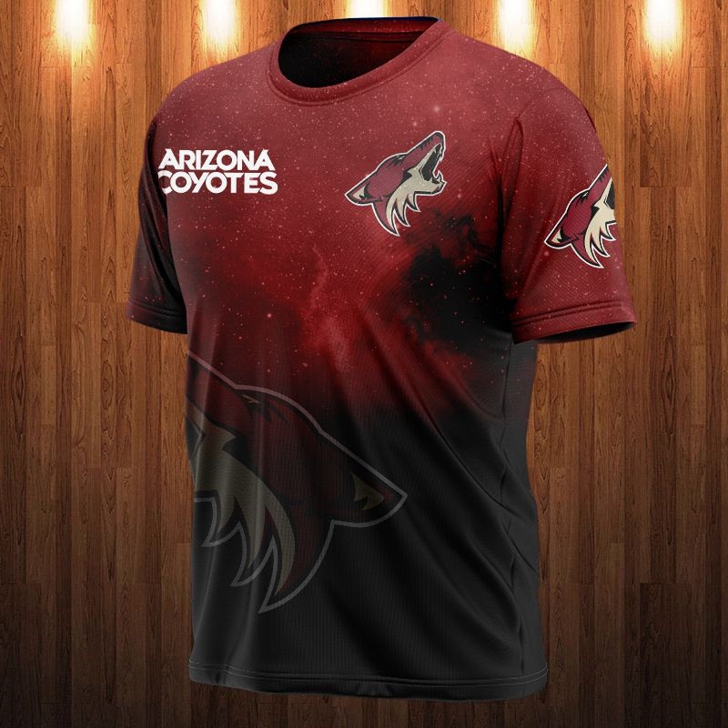 Arizona Coyotes T-shirt 3D Galaxy graphic gift for fan