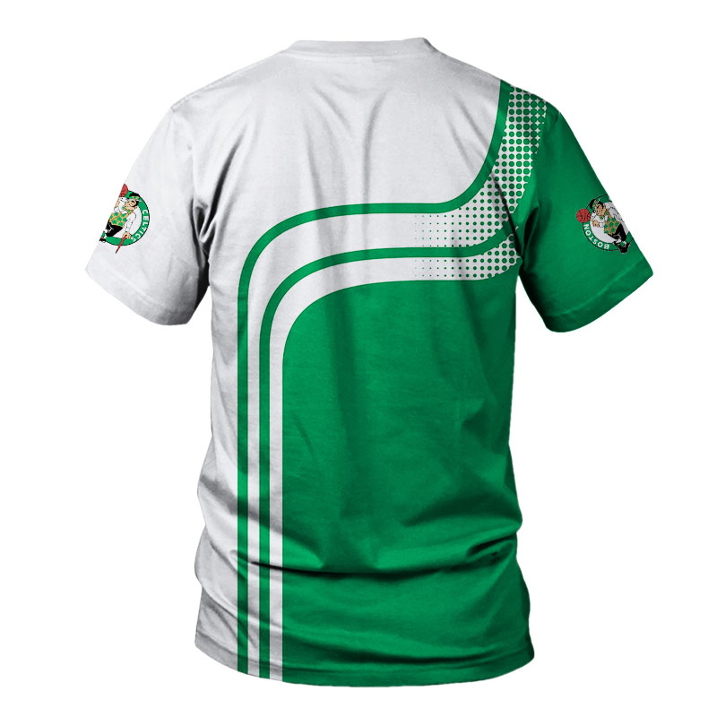 Boston Celtics T-shirt 3D Short Sleeve O Neck gift for fan