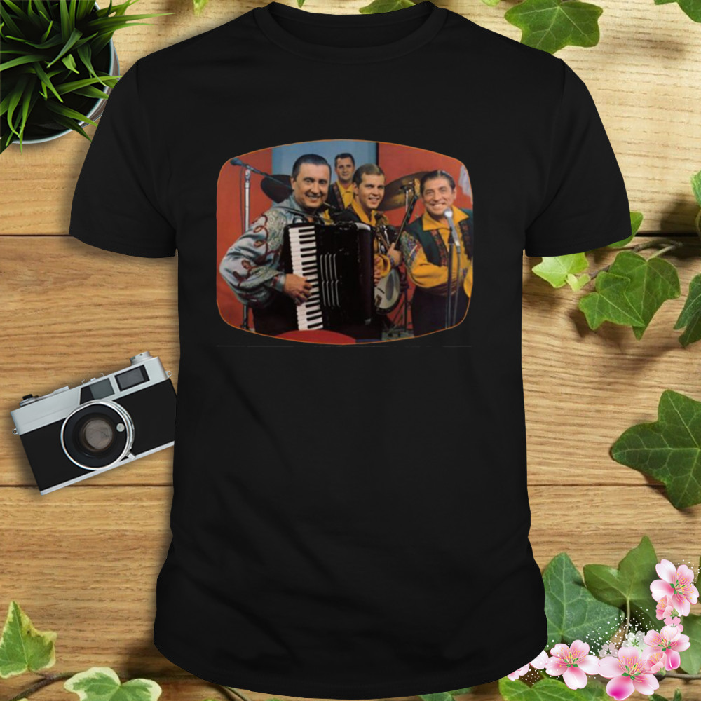 Frankie Yankovic And Band Members Color Photo 1960s shirt