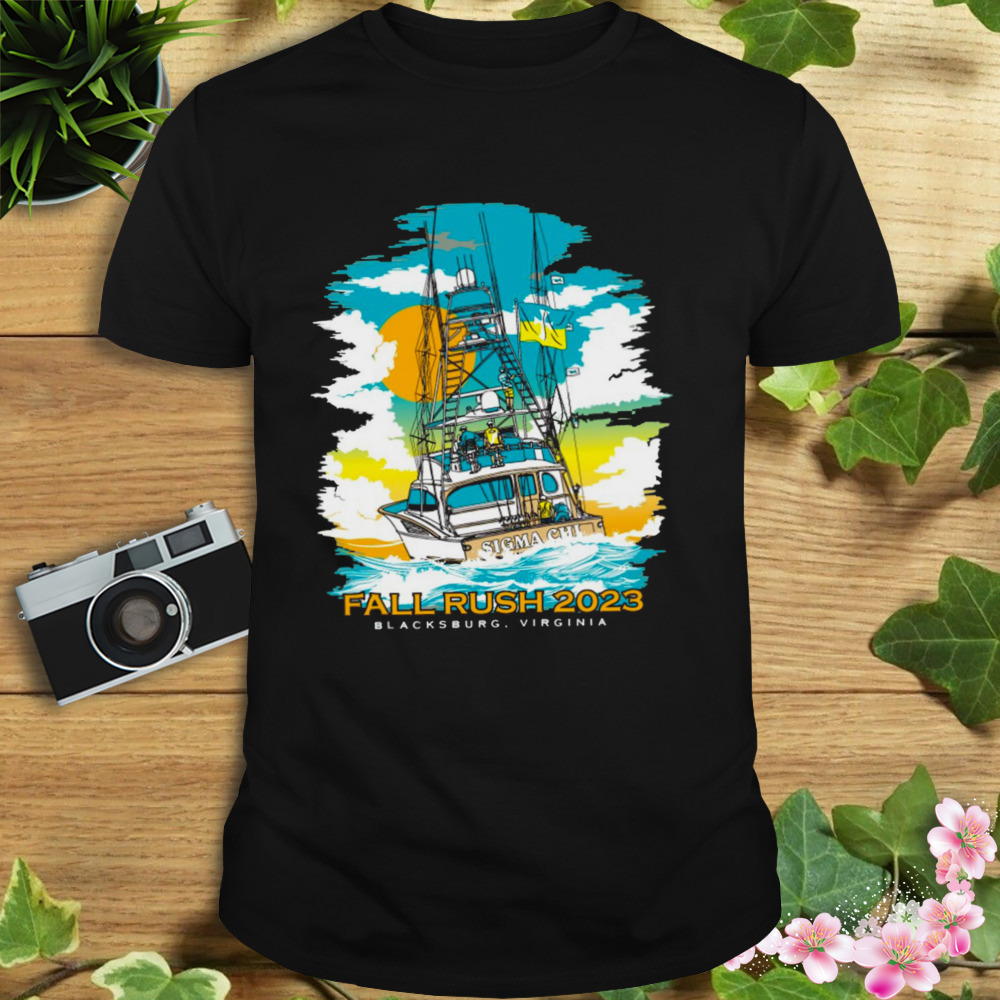 Fraternity Recruitment Fishing Boat Shirt