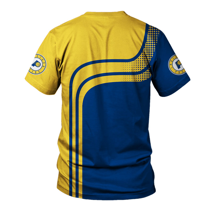 Indiana Pacers T-shirt 3D Short Sleeve O Neck gift for fan