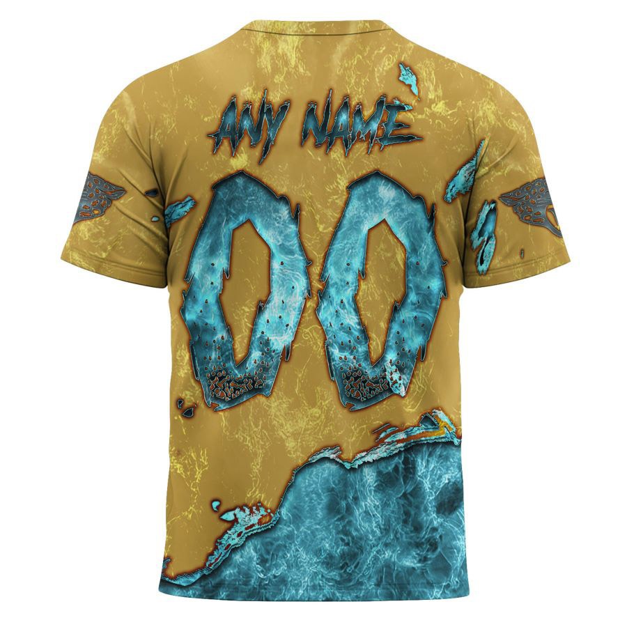 Jacksonville Jaguars T-shirt 3D devil eyes gift for fans