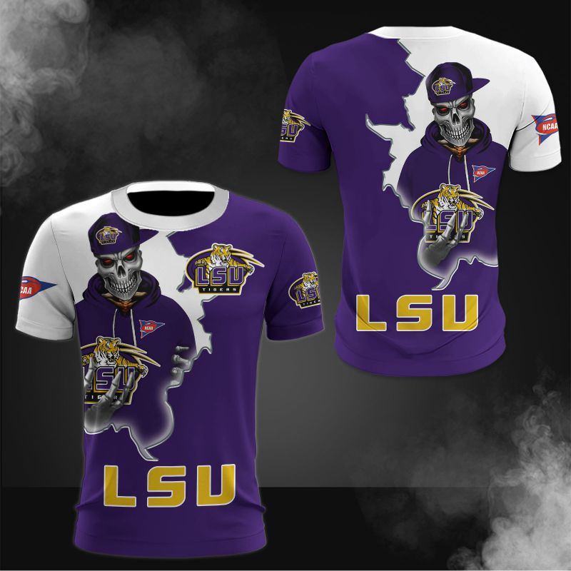 LSU Tigers football T-shirts short sleeve gift for fan