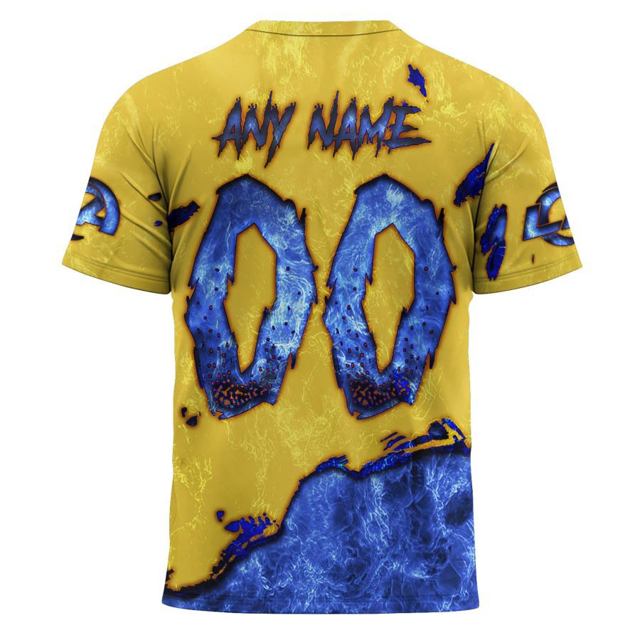 Los Angeles Rams T-shirt 3D devil eyes gift for fans