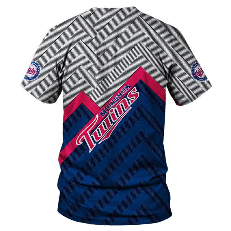 Minnesota Twins T-shirt 3D Short Sleeve O Neck gift for fan