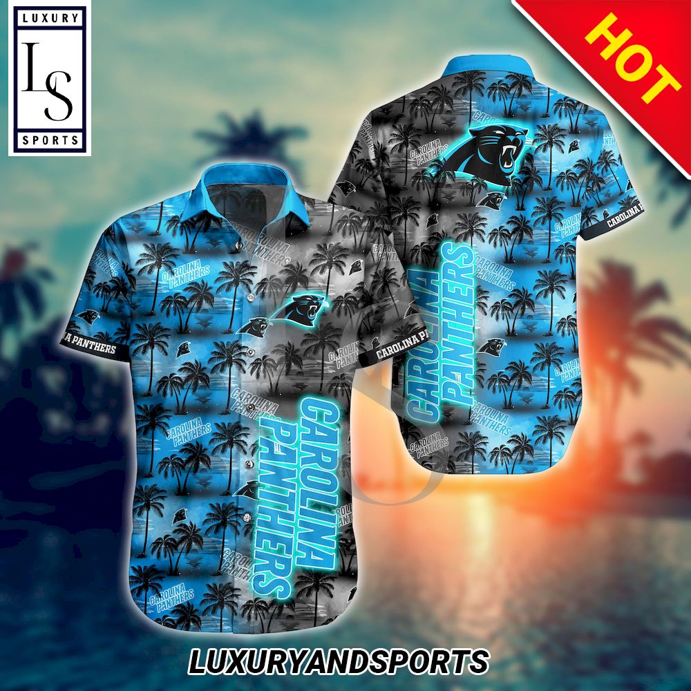 NFL Carolina Panthers Aloha Hawaiian Shirt