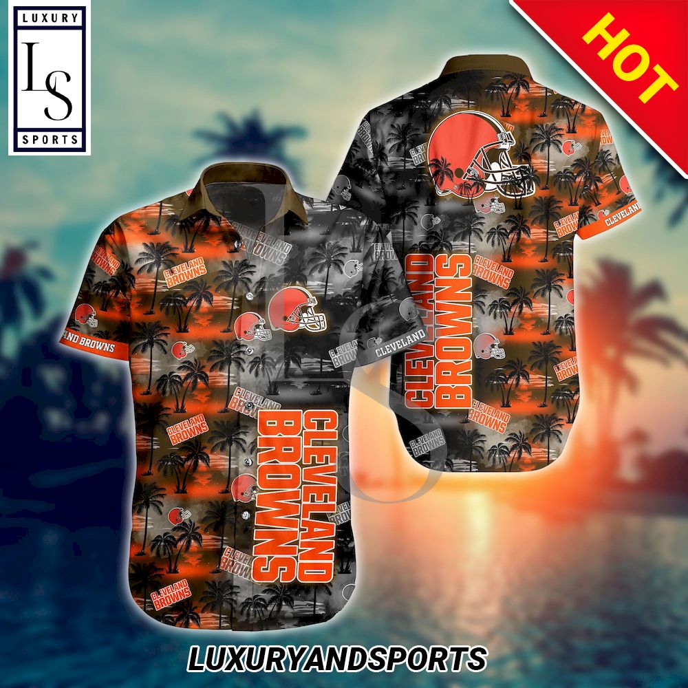 NFL Cleveland Browns Aloha Hawaiian Shirt