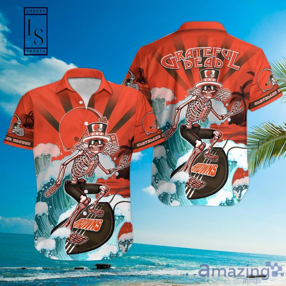 NFL Cleveland Browns Grateful Dead Hawaiian Shirt