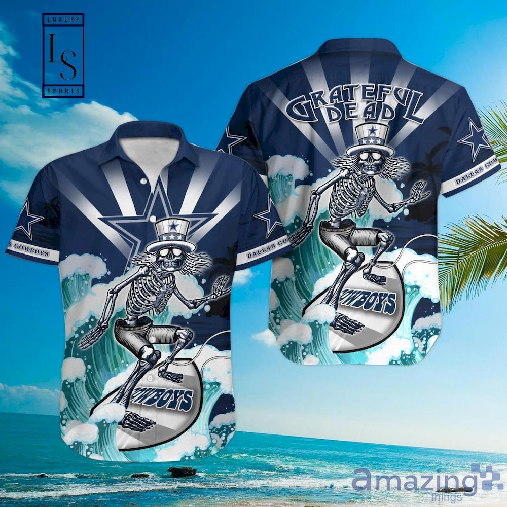 NFL Dallas Cowboys Grateful Dead Hawaiian Shirt