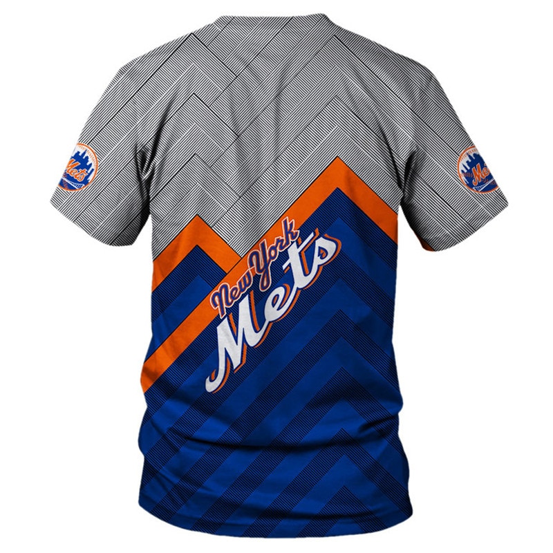 New York Mets T-shirt 3D Short Sleeve O Neck gift for fan