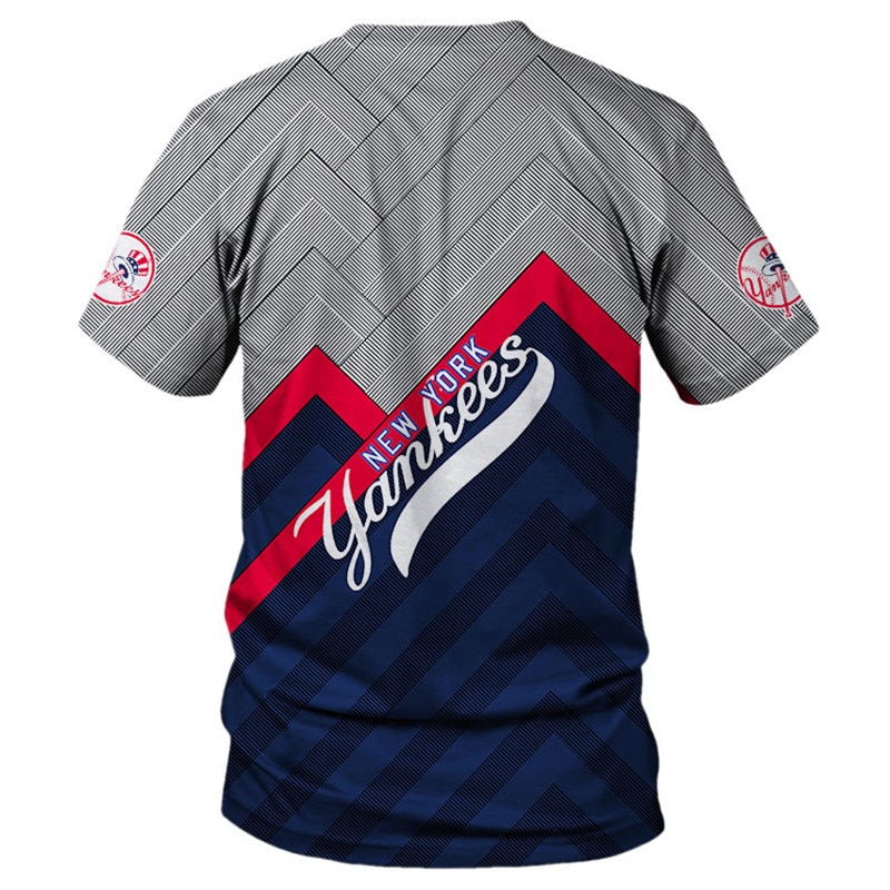 New York Yankees T-shirt 3D Short Sleeve O Neck gift for fan
