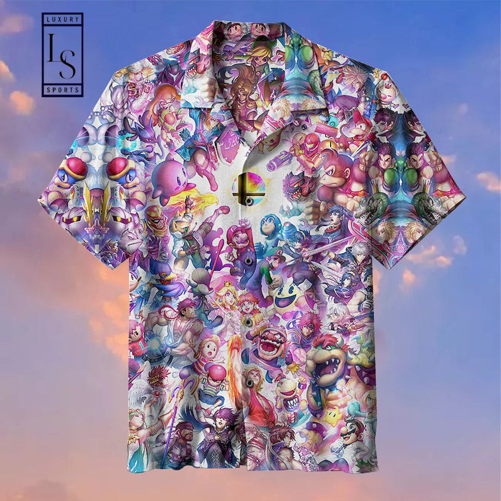 Nintendo Game Characters Collection Hawaiian Shirt
