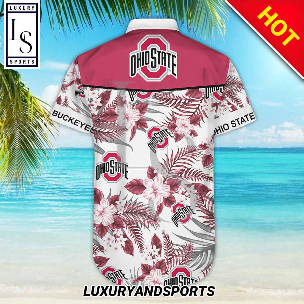 Ohio State Buckeyes Hawaiian Shirt 3D