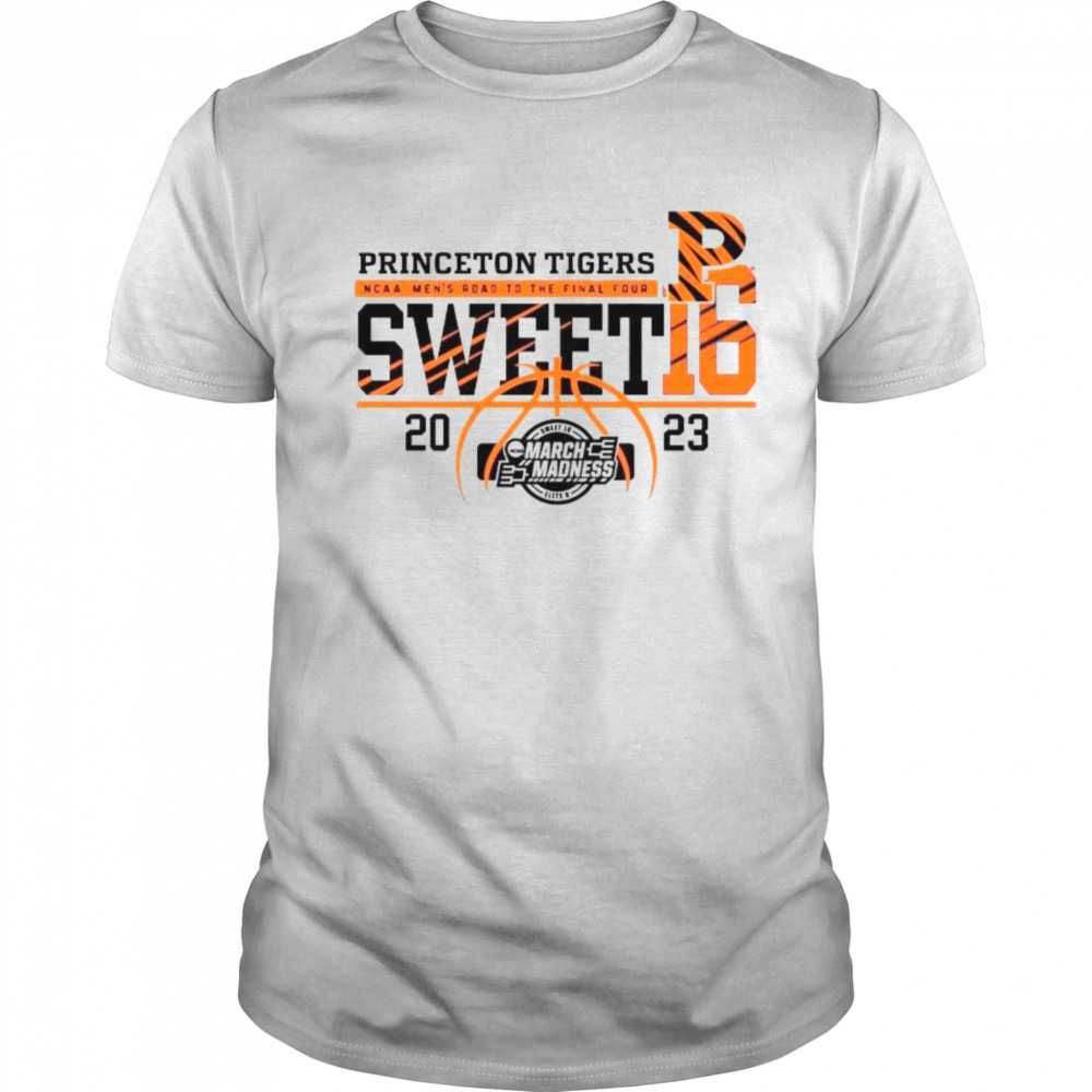 Princeton Tigers NCAA Men’s Road To The Final Four Sweet Sixteen 2023 Shirt