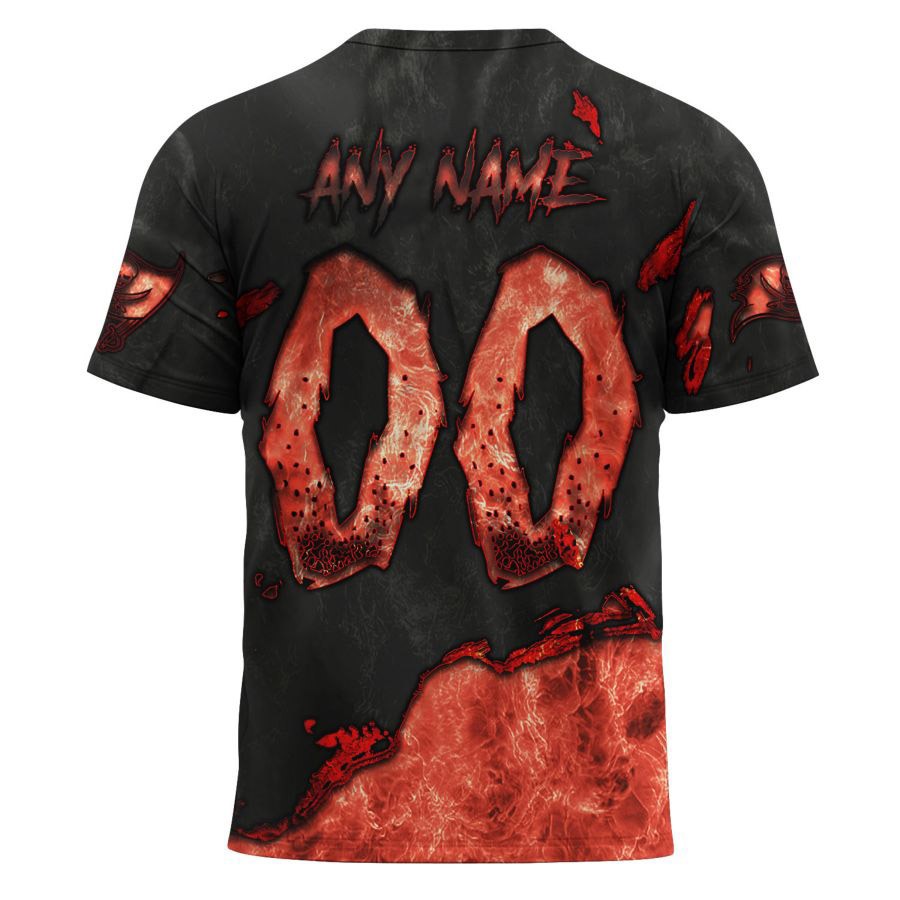 Tampa Bay Buccaneers T-shirt 3D devil eyes gift for fans