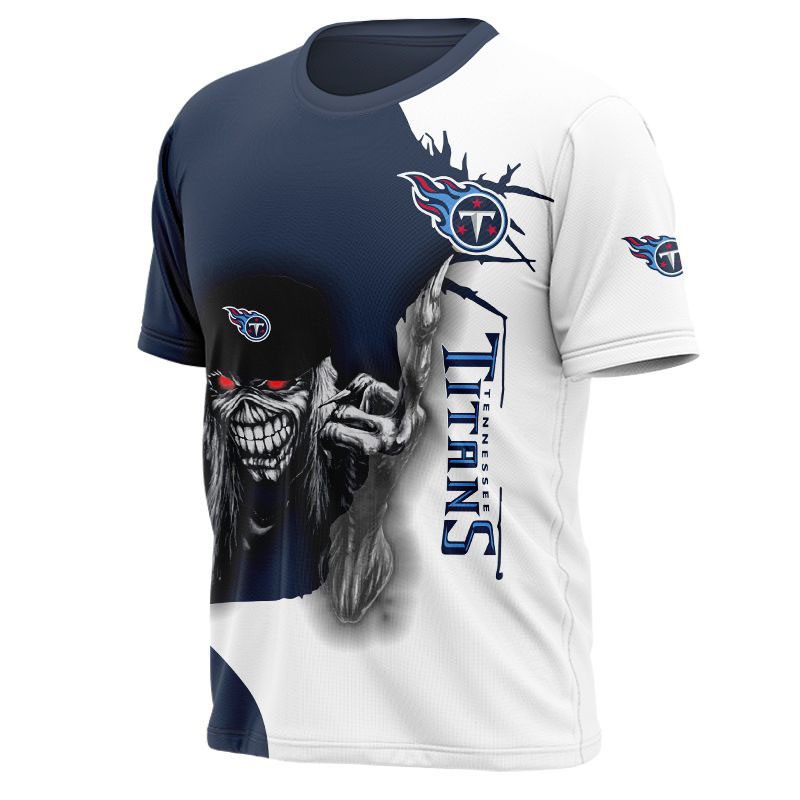 Tennessee Titans T-shirt Iron Maiden gift for Halloween