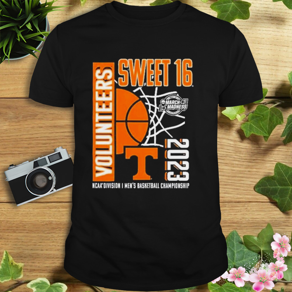 Tennessee Volunteers 2023 NCAA Men’s Basketball Tournament March Madness Sweet 16 Shirt