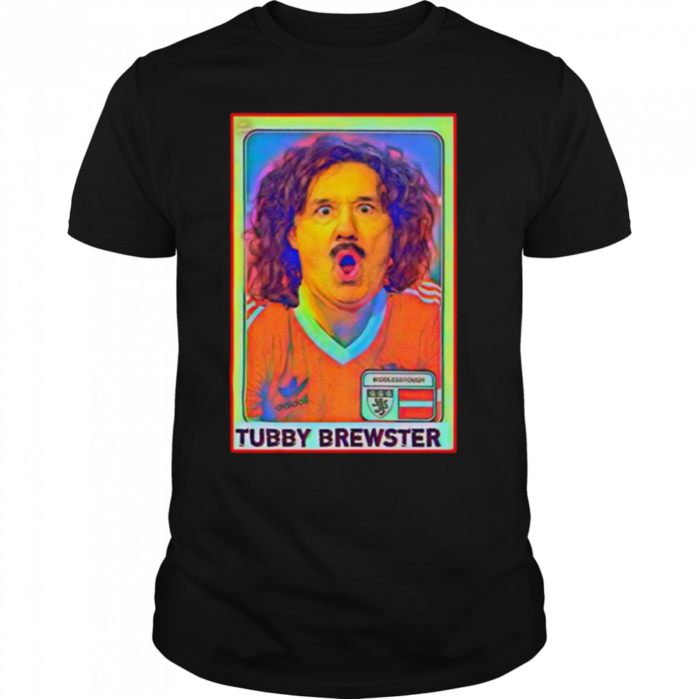 Tubby Brewster Signs For Boro Vic Reeves shirt