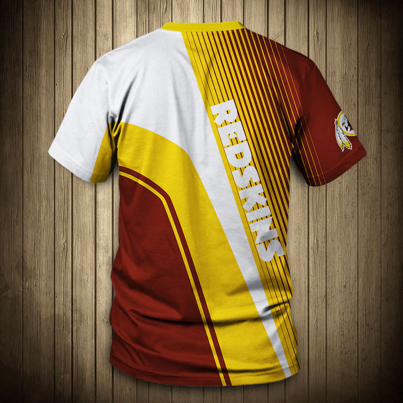 Washington Redskins T-shirt 3D Short Sleeve O Neck gift for fan NFL