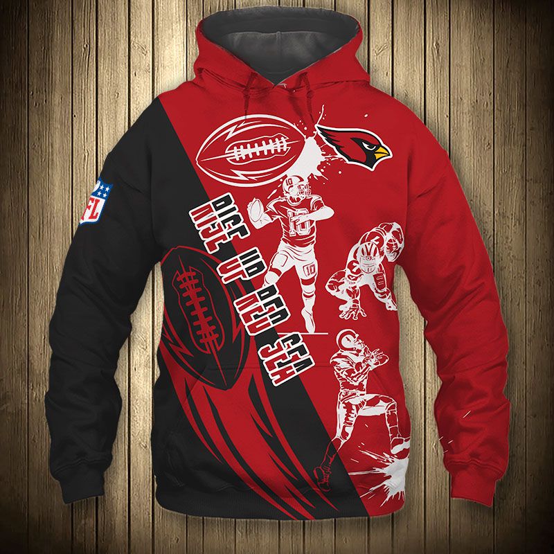 Arizona Cardinals Hoodie 3D design Cartoon player cute Sweatshirt