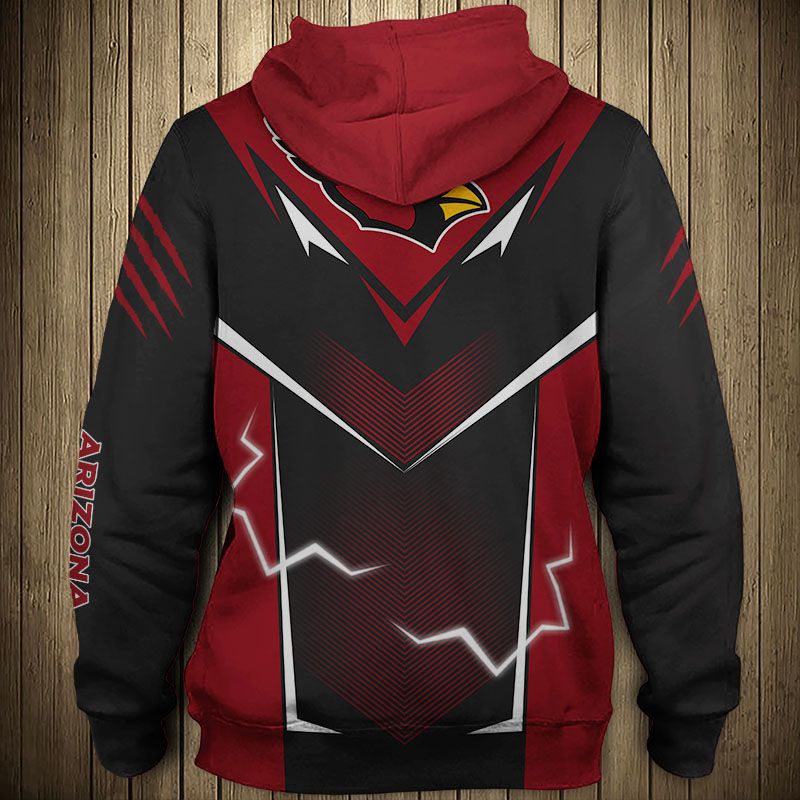 Arizona Cardinals Hoodie lightning graphic gift for men