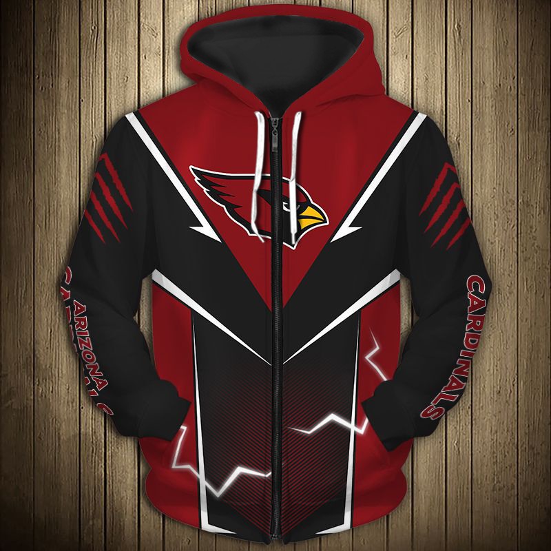 Arizona Cardinals Hoodie lightning graphic gift for men