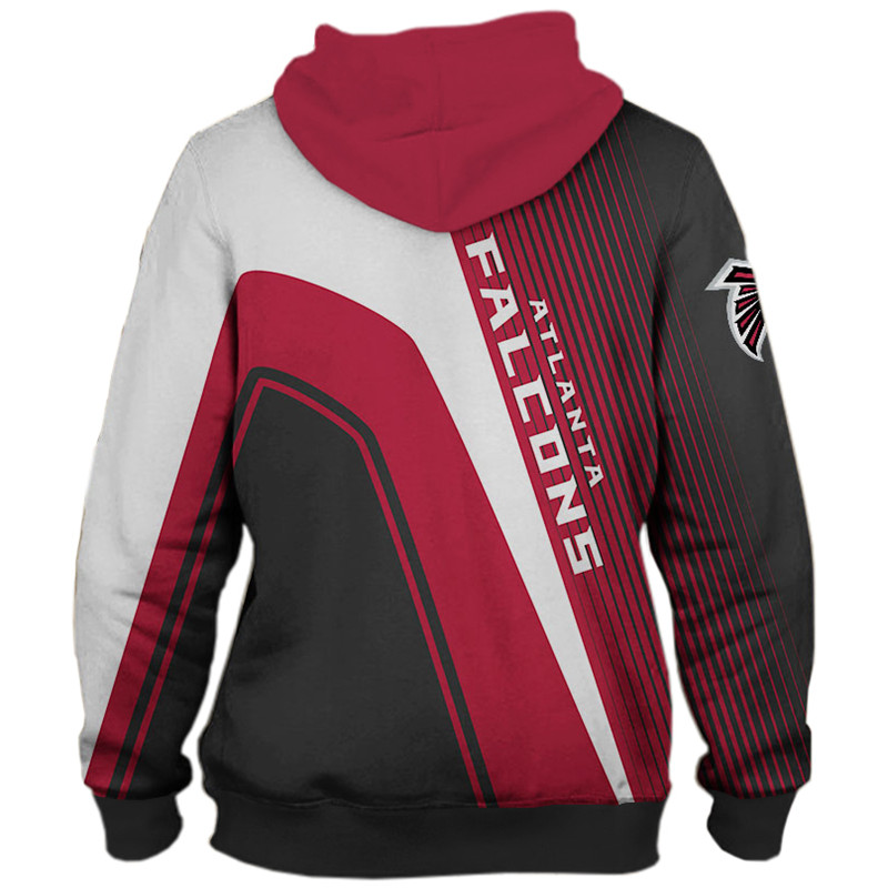 Atlanta Falcons 3D Hoodie Zipper for men