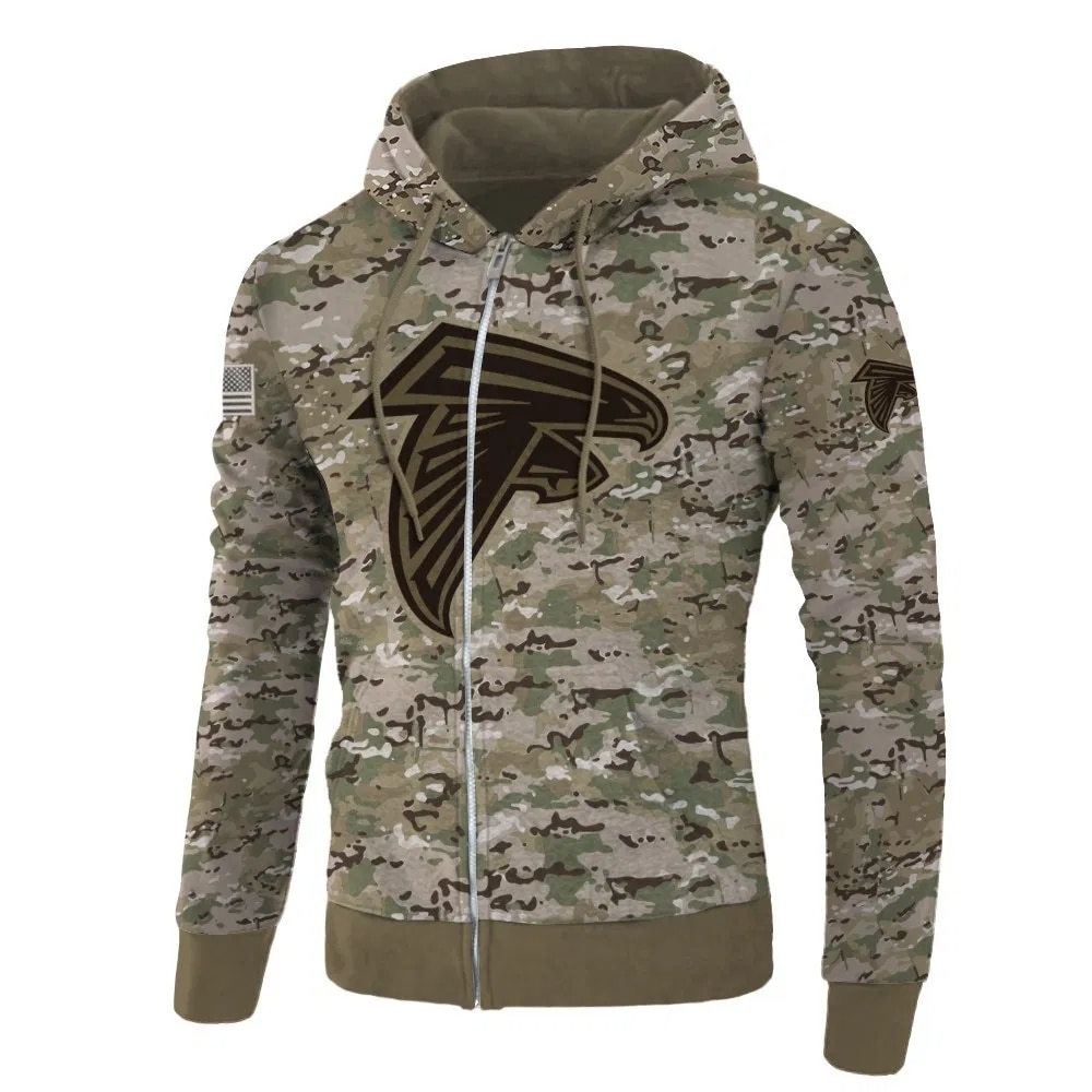 Atlanta Falcons Hoodie Army graphic Sweatshirt Pullover gift for fans