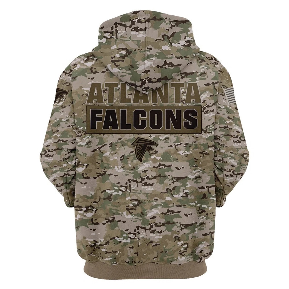 Atlanta Falcons Hoodie Army graphic Sweatshirt Pullover gift for fans