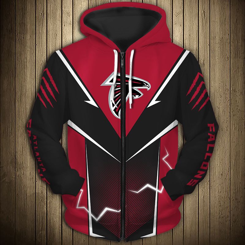 Atlanta Falcons Hoodie lightning graphic gift for men