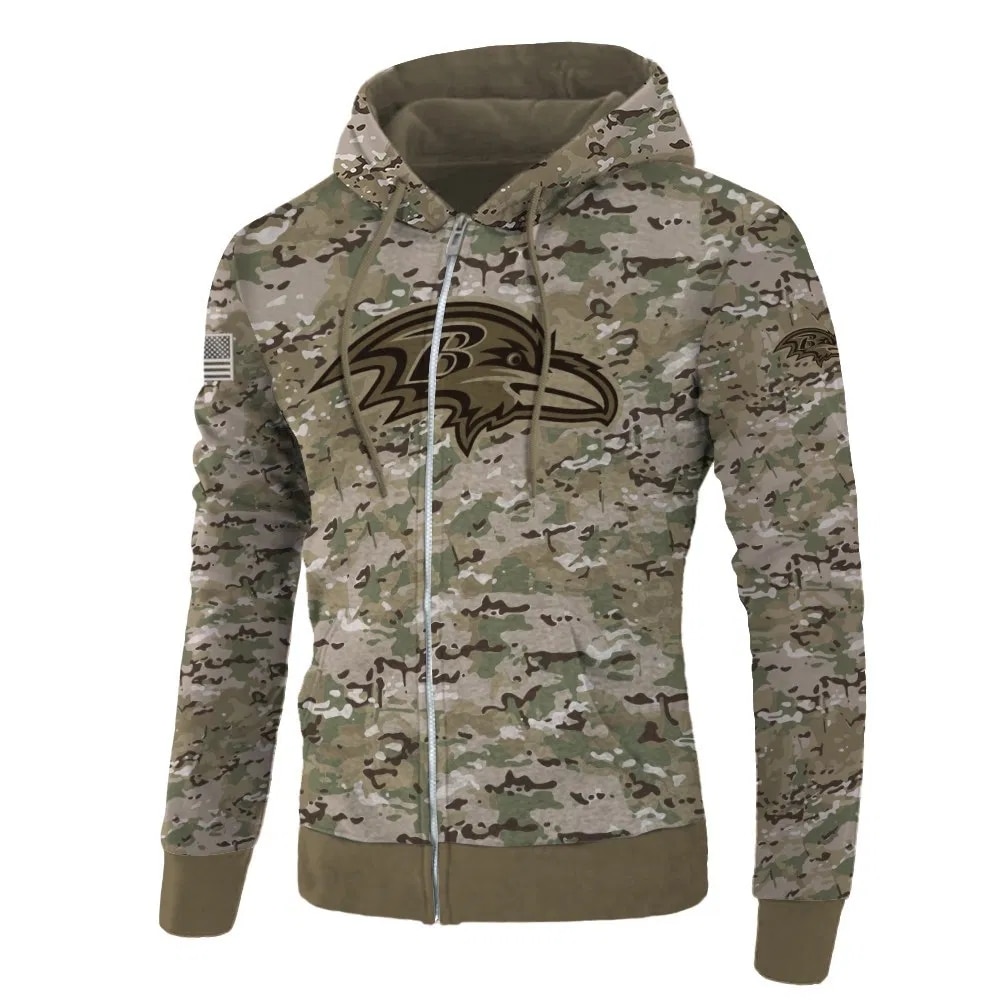 Baltimore Ravens Hoodie Army graphic Sweatshirt Pullover gift for fans