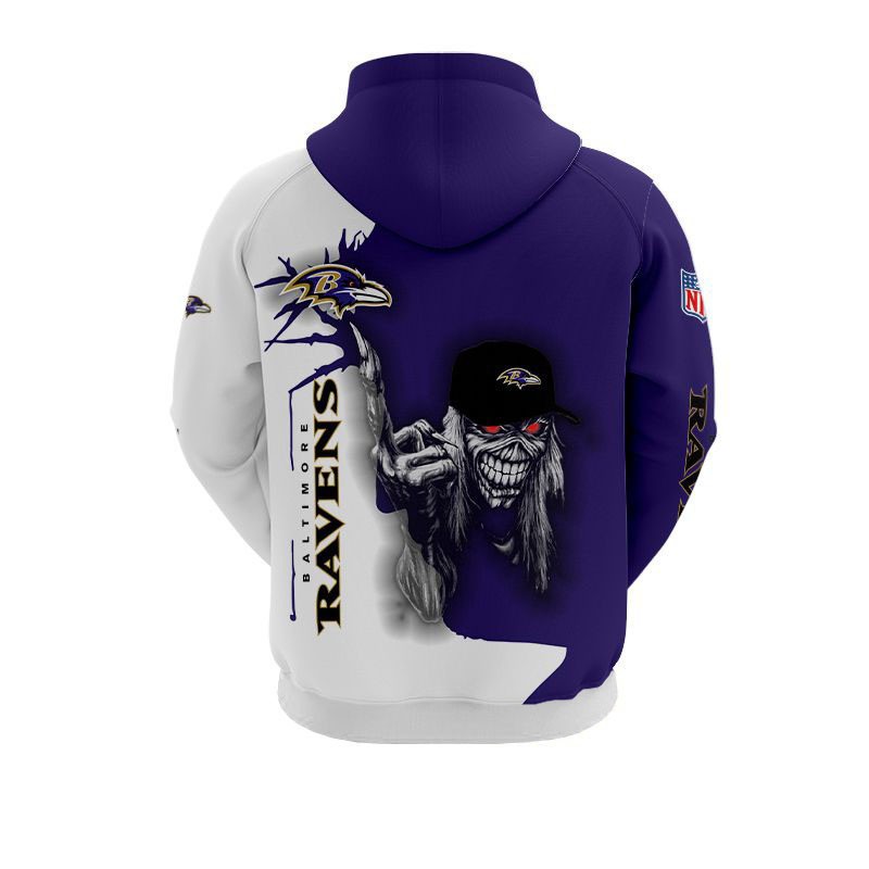 Baltimore Ravens Hoodie ultra death graphic gift for Halloween