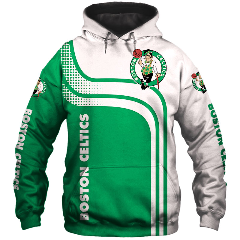 Boston Celtics hoodie 3D cheap basketball Sweatshirt for fans NBA