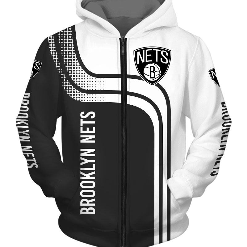 Brooklyn Nets hoodie 3D cheap basketball Sweatshirt for fans