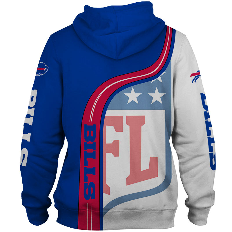 Buffalo Bills 3D Hoodie Pullover Sweatshirt NFL for fans