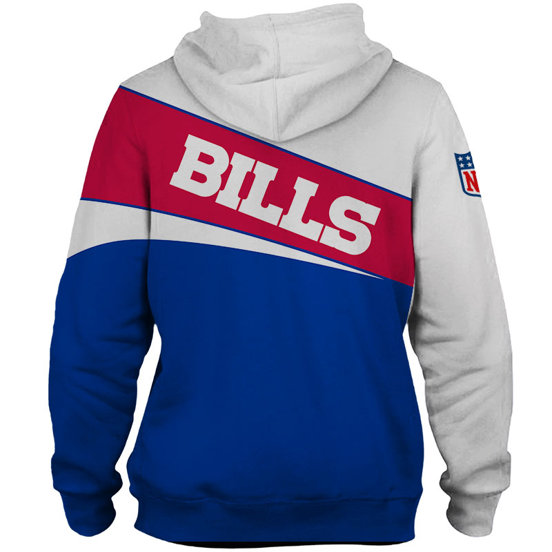 Buffalo Bills Hoodie 3D Long Sleeve Pullover new season
